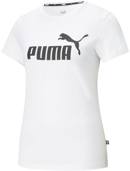 Puma ESS LOGO TEE Dámske tričko, biela, veľkosť