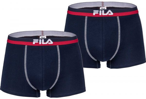 Fila MAN BOXERS 2 PACK Pánske boxerky, tmavo modrá, veľkosť XXL