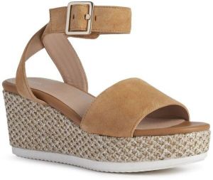 Geox D LIPARI Dámske sandále, hnedá, veľkosť