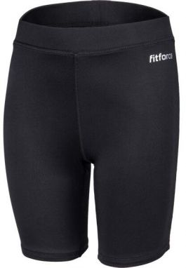 Fitforce SALLA Dievčenské fitness šortky, čierna, veľkosť 152-158