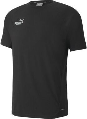 Puma TEAMFINAL CASUALS TEE Futbalové tričko, čierna, veľkosť