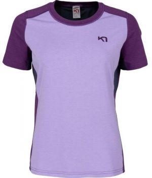 KARI TRAA SANNE HIKING TEE Športové  dámske tričko, fialová, veľkosť