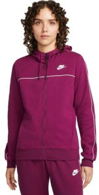 Nike NSW MLNN ESSNTL FLC FZ HDY W Dámska mikina, vínová, veľkosť