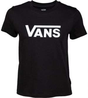 Vans WM DROP V SS CREW-B Dámske tričko, čierna, veľkosť