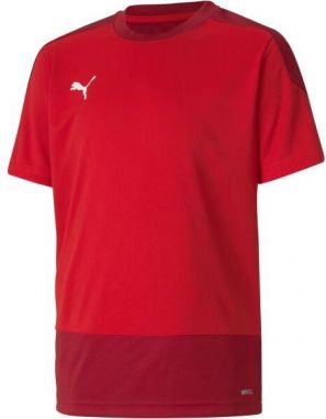 Puma TEAMGOAL 23 TRAINING JERSEY JR Chlapčenské futbalové tričko, červená, veľkosť