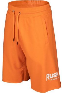 Russell Athletic CIRCLE RAW SHORT Pánske šortky, oranžová, veľkosť XXL