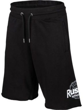 Russell Athletic CIRCLE RAW SHORT Pánske šortky, čierna, veľkosť