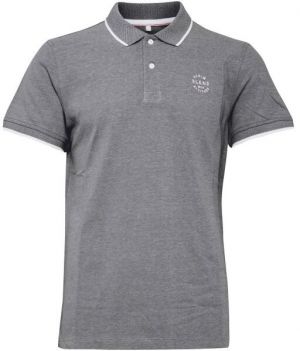 BLEND POLO SHIRT Pánské polotričko, tmavo sivá, veľkosť