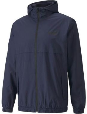 Puma ESS SOLID WINDBREAKER Pánska bunda, tmavo modrá, veľkosť