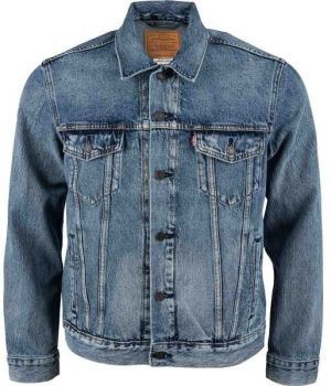 Levi's® THE TRUCKER JACKET CORE Pánska jeansová bunda, modrá, veľkosť