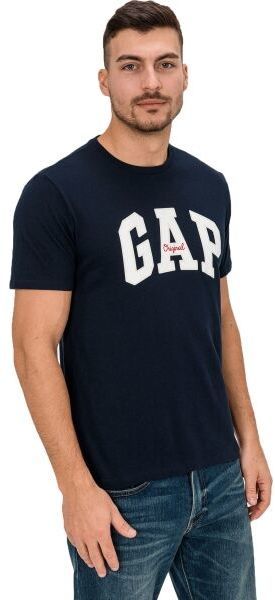 GAP V-LOGO ORIG ARCH Pánske tričko, tmavo modrá, veľkosť