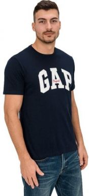GAP V-LOGO ORIG ARCH Pánske tričko, tmavo modrá, veľkosť