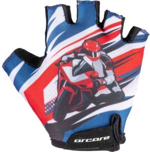 Arcore LUKE Chlapčenské cyklistické rukavice, čierna, veľkosť 6Y