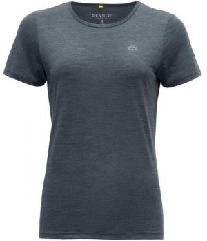 Devold VALLDAL WOMAN TEE Dámske tričko, tmavo sivá, veľkosť S