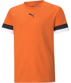 Puma TEAMRISE JERSEY JR Detské tričko, oranžová, veľkosť