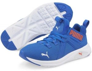 Puma ENZO 2 WEAVE JR Chlapčenská obuv, modrá, veľkosť 37.5