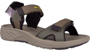 ALPINE PRO JALES Pánske sandále, khaki, veľkosť