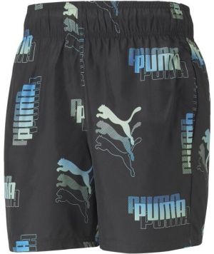 Puma PUMA POWER SUMMER AOP SHORTS Pánske šortky, čierna, veľkosť