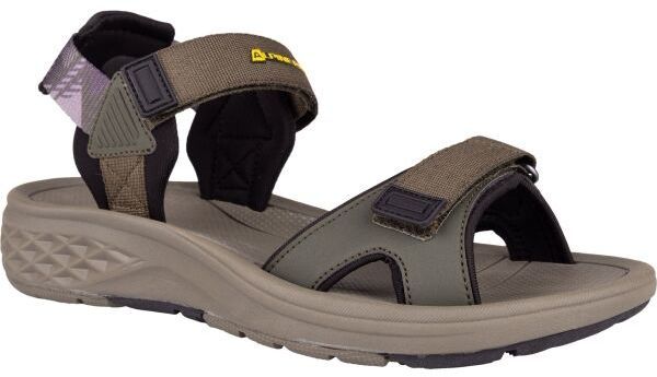 ALPINE PRO JALES Pánske sandále, khaki, veľkosť