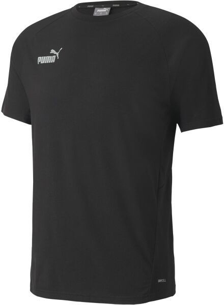 Puma TEAMFINAL CASUALS TEE Futbalové tričko, čierna, veľkosť