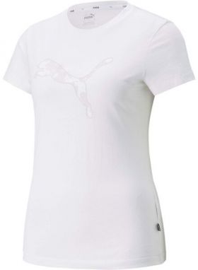 Puma SUMMER GRAPHIC TEE Dámske športové tričko, biela, veľkosť
