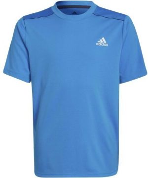 adidas D4S TEE Chlapčenské športové tričko, modrá, veľkosť