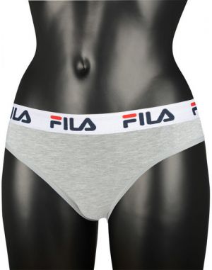 Fila WOMAN BRAZILIAN PANTIES Dámske nohavičky, sivá, veľkosť