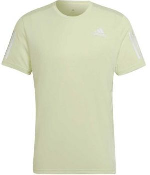 adidas OWN THE RUN TEE Pánske bežecké tričko, svetlo zelená, veľkosť