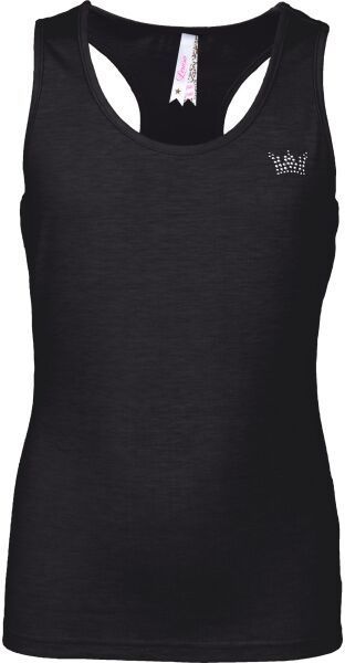 Lewro VENIE ľahké dievčenské tielko, čierna, veľkosť 152-158