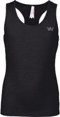 Lewro VENIE ľahké dievčenské tielko, čierna, veľkosť 152-158