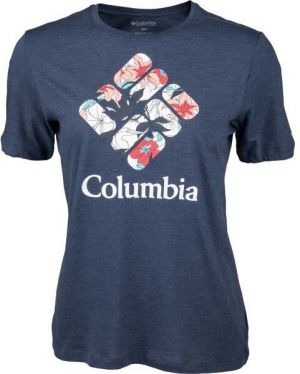 Columbia BLUEBIRD DAY RELAXED CREW NECK Dámske tričko, tmavo modrá, veľkosť
