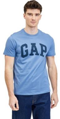 GAP V-BASIC LOGO T Pánske tričko, svetlomodrá, veľkosť