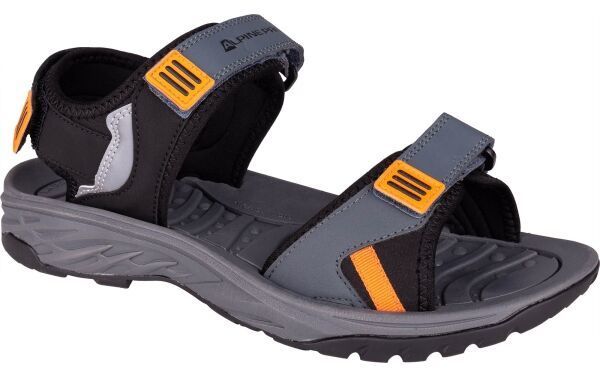 ALPINE PRO PONTAL Pánska letná obuv, tmavo sivá, veľkosť