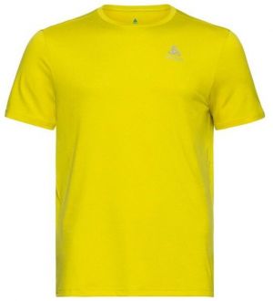 Odlo RUN EASY 365 T-SHIRT CREW NECK SS Pánske bežecké tričko, žltá, veľkosť