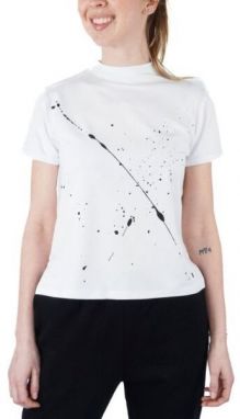 XISS SPLASHED Dámske tričko, biela, veľkosť