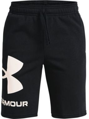 Under Armour RIVAL FLEECE LOGO SH ORTS Chlapčenské kraťasy, čierna, veľkosť