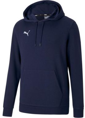Puma TEAMGOAL 23 CAUSALS HOODY Pánska futbalová mikina, tmavo modrá, veľkosť