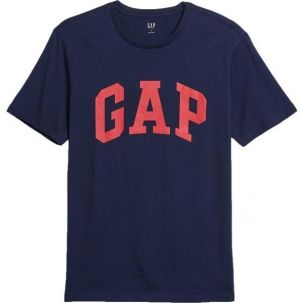 GAP V-BASIC LOGO T Pánske tričko, tmavo modrá, veľkosť