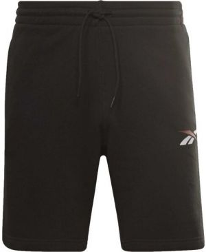 Reebok TE VECTOR FLEECE SHORT Pánske šortky, čierna, veľkosť