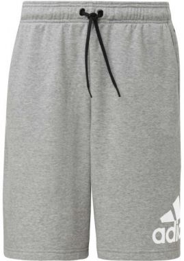 adidas MH BOS SHORT FT Pánske kraťasy, sivá, veľkosť