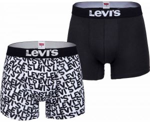 Levi's® MEN BACK IN SESSION TRUNK 3P Pánske boxerky, biela, veľkosť