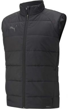Puma TEAM LIGA VEST JACKET Futbalová bunda, čierna, veľkosť