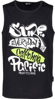 Lewro VENTIN Chlapčenské tielko, čierna, veľkosť 116-122