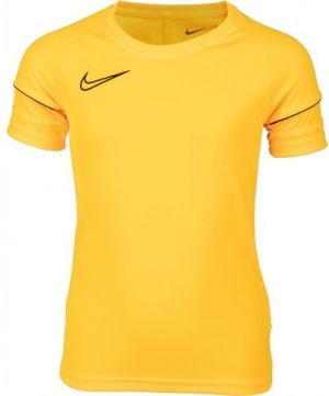 Nike DRI-FIT ACADEMY Detské futbalové tričko, žltá, veľkosť