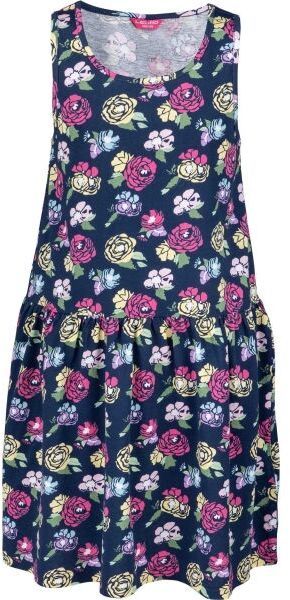 Lewro THELMA Dievčenské šaty bez rukávov, tmavo modrá, veľkosť 140-146