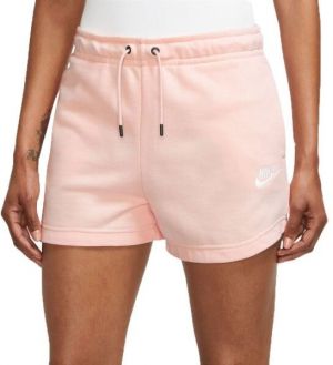 Nike NSW ESSNTL SHORT FT W Dámske športové šortky, ružová, veľkosť