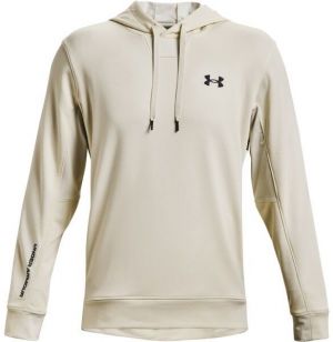 Under Armour ARMOUR TERRY HOODIE Pánska mikina, béžová, veľkosť