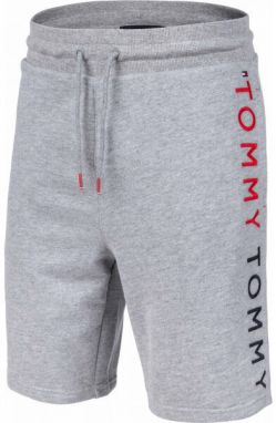 Tommy Hilfiger TRACK SHORT Pánske kraťasy, sivá, veľkosť