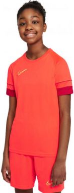 Nike DRI-FIT ACADEMY Detské futbalové tričko, červená, veľkosť