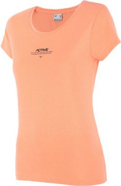 4F WOMEN´S T-SHIRTS Dámske tričko, lososová, veľkosť